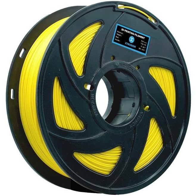 فیلامنت PLA+ اکستروژن 1.75میلیمتر 1 کیلوگرم زرد (Yellow)