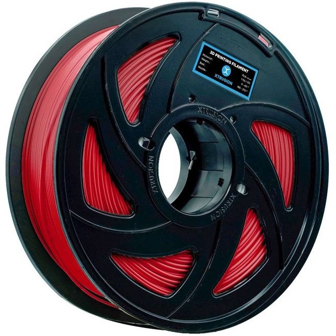 فیلامنت PLA+ اکستروژن 1.75میلیمتر 1 کیلوگرم قرمز(Red)