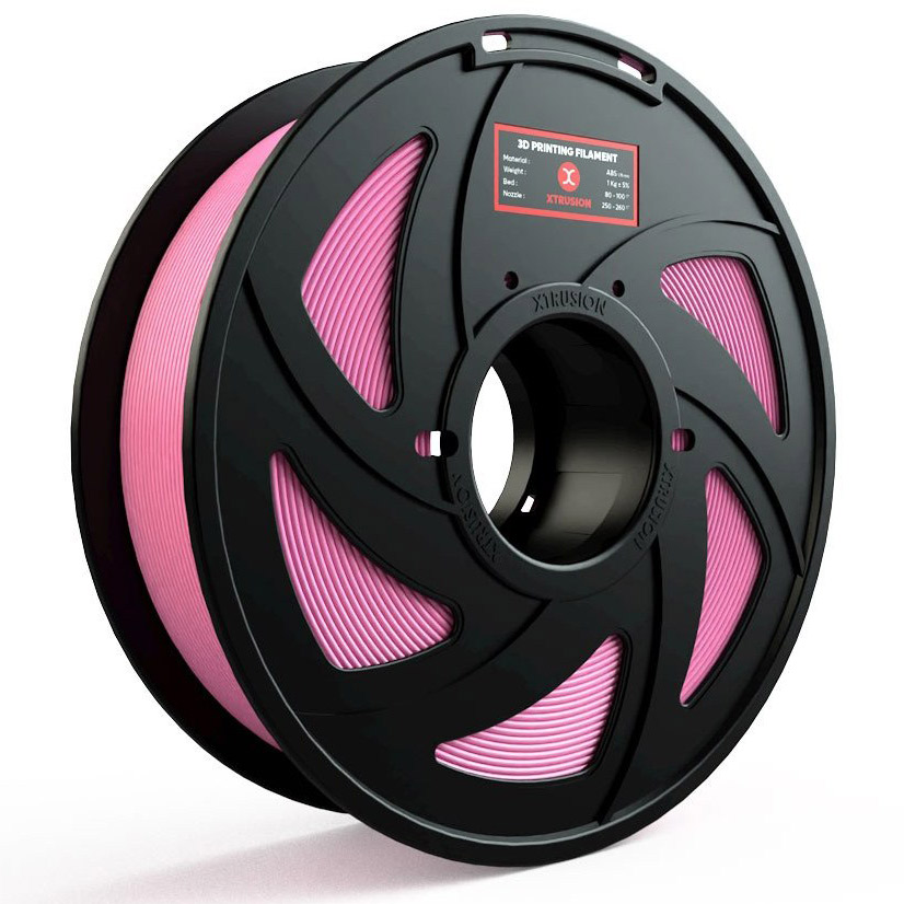 فیلامنت PLA+ اکستروژن 1.75میلیمتر 1 کیلوگرم صورتی (Pink)